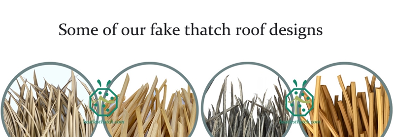 Various artificial thatch roof tiles from China's professional factory Various artificial thatch roof tiles from China's professional factory
