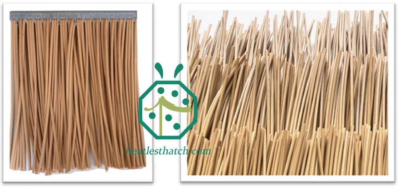 Straight edge artificial thatched roof Straight edge artificial thatched roof