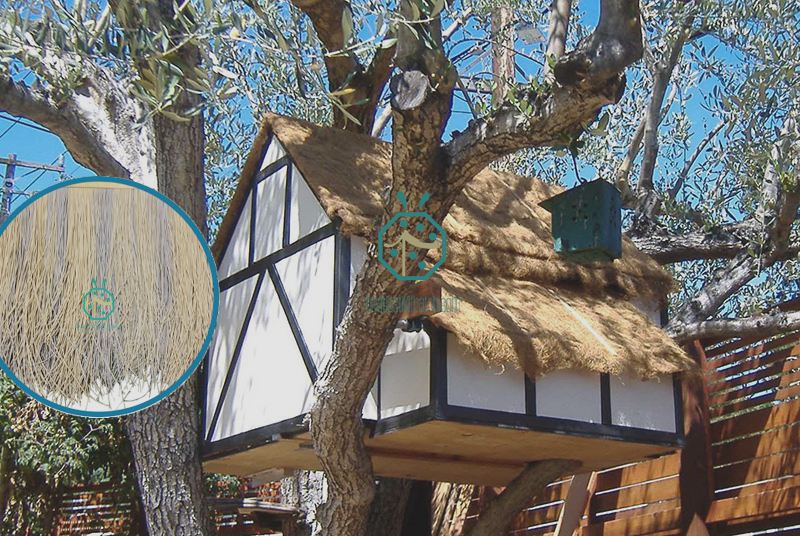 Beautiful tree house artificial thatch roof for mountain resort hotel villa decoration Beautiful tree house artificial thatch roof for mountain resort hotel villa decoration