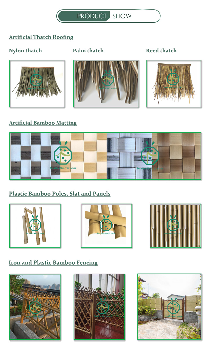 Artificial bamboo poles、simulation bamboo mats and plastic thatch roofing wholesale Artificial bamboo poles、simulation bamboo mats and plastic thatch roofing wholesale
