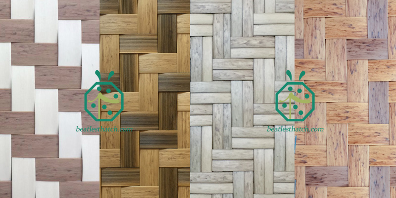 Various looking false bamboo thatch ceiling mat Various looking false bamboo thatch ceiling mat