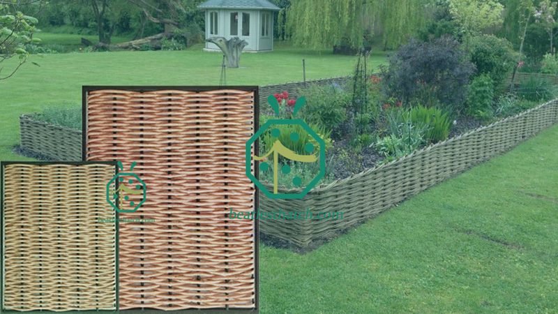 Artificial Willow Woven Screen Fence For Patio Border Artificial Willow Woven Screen Fence For Patio Border