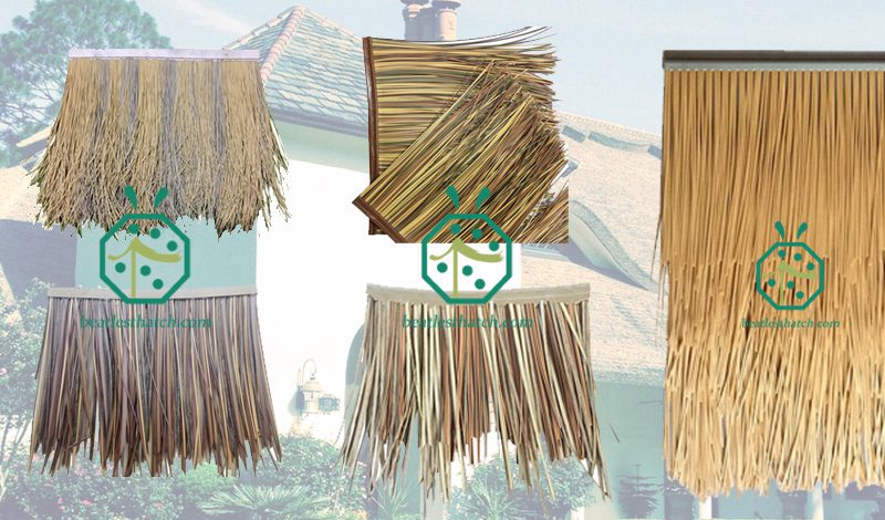 Artificial reed panel photos Artificial reed panel photos