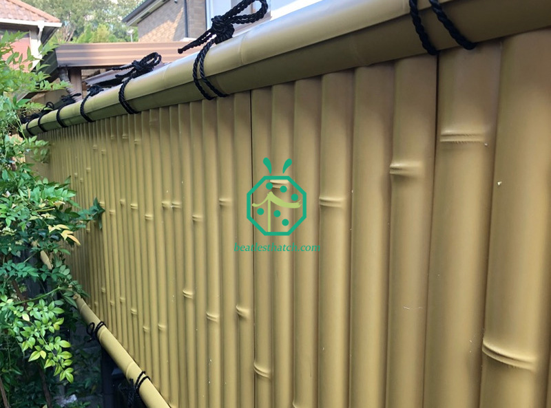 Artificial bamboo wall panels for interior and exterior home decoration Artificial bamboo wall panels for interior and exterior home decoration