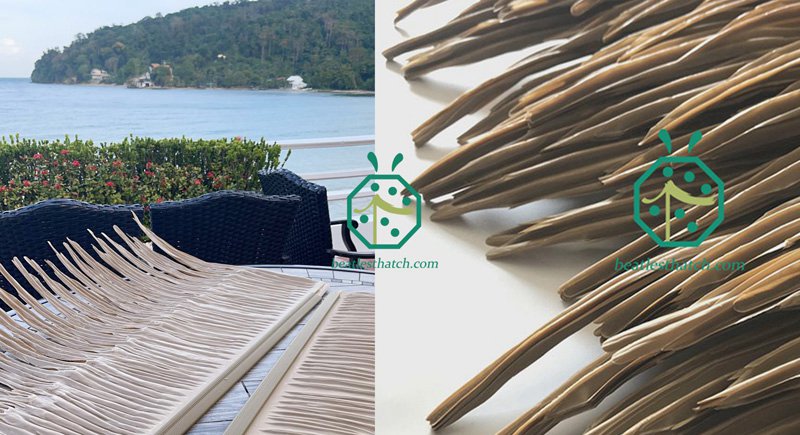 Designs of artificial palm roof