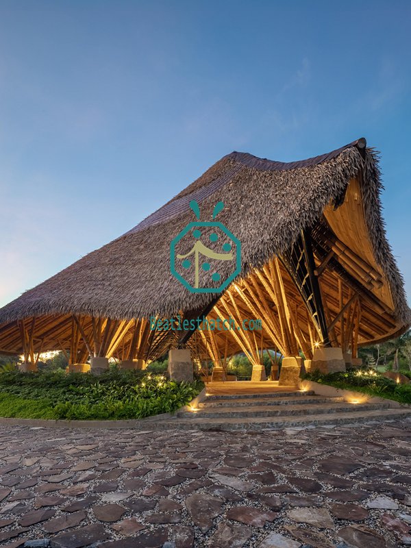 Cavite Nipa Thatch Roof Bamboo Buildings Cavite Nipa Thatch Roof Bamboo Buildings