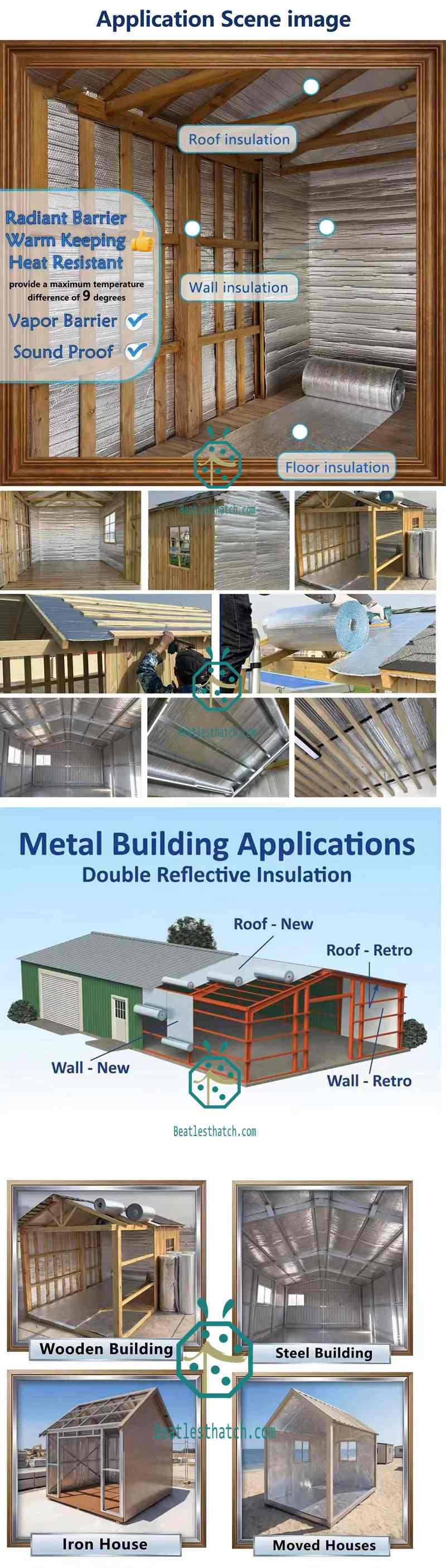 Applications of Aluminum Double Bubble Insulation