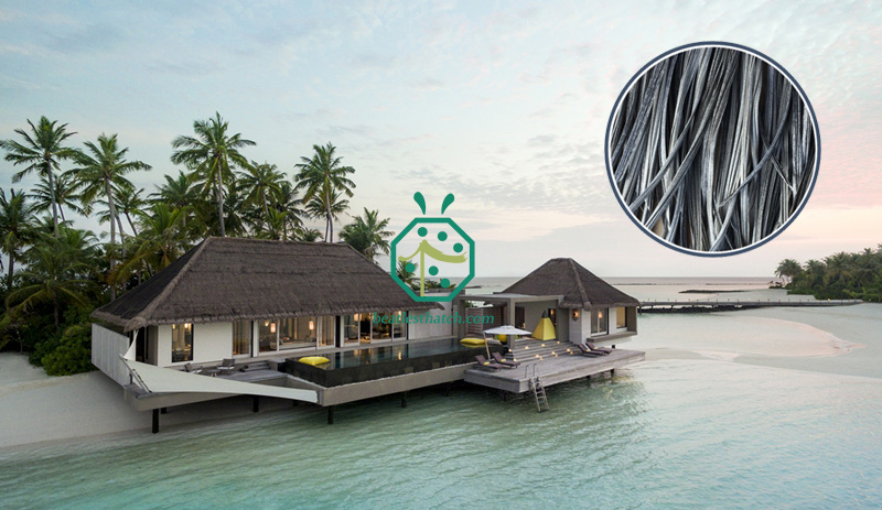 Artificial tree hut thatched roof tiles for sale Artificial tree hut thatched roof tiles for sale