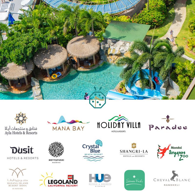 Some of famous resort hotel clients for plastic PVC cadjan thatch roof tiles Some of famous resort hotel clients for plastic PVC cadjan thatch roof tiles