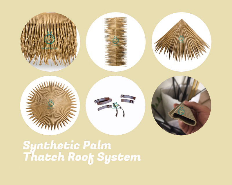 Ridge thatch roof, Hip valley thatch and Top cape tile for palm thatch roof installation Ridge thatch roof, Hip valley thatch and Top cape tile for palm thatch roof installation