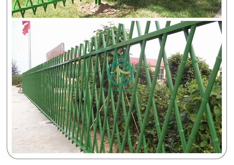 Steel bamboo fence for municipal project construction Steel bamboo fence for municipal project construction