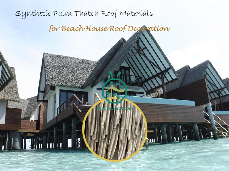 Beachfront Theme Park Pavilion Artificial Palm Thatch Roof Covering Beachfront Theme Park Pavilion Artificial Palm Thatch Roof Covering