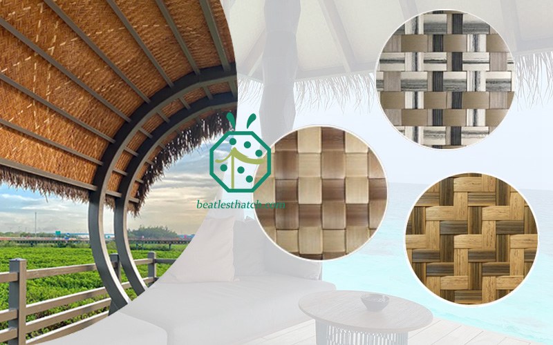 Woven ceiling lining designs for Australia villa home cottage and gazebo Woven ceiling lining designs for Australia villa home cottage and gazebo