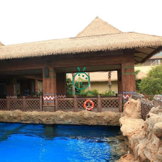 Restaurant Artificial Thatch Roofing Tiles Micronesia
