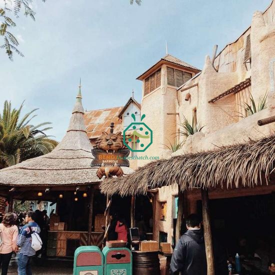 Flame Retardant Synthetic Water African Reed Thatch Roof Israel