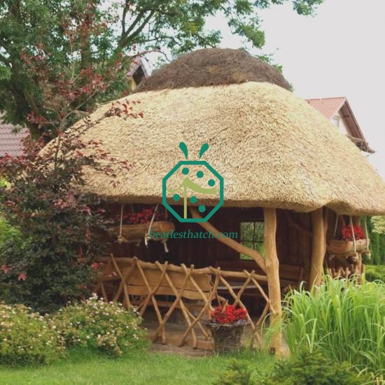 Artificial Lifelike Garden Patio Fake Straw Roof Realistic Straw