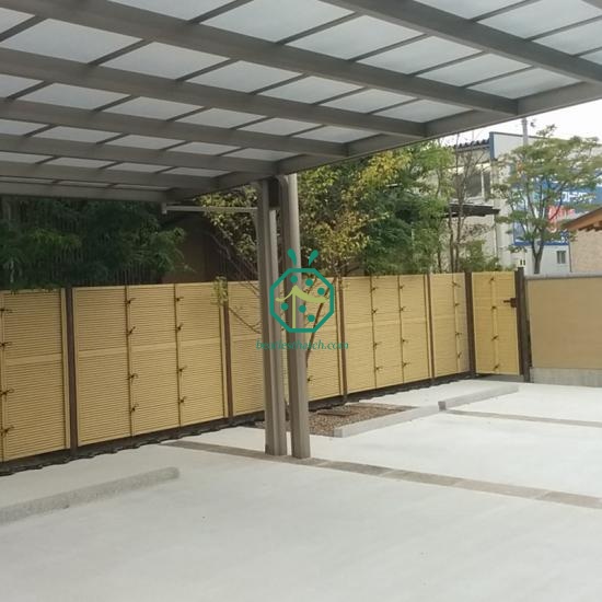 Parking Lot Plastic Bamboo Sticks Fencing Panels