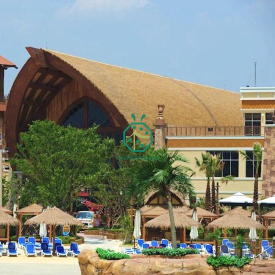 Municial Park Imitation Attap Thatch Roof Tiles