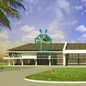 Chalet Construction Synthetic Cane Thatch Roof Covering