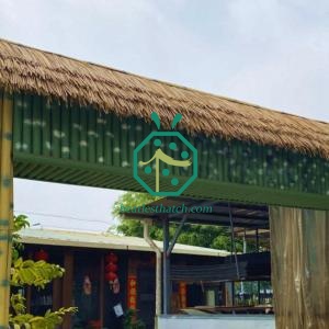 Flame Retardant Artificial Anahaw Thatch Roof Tile for Palapa Roof Covering