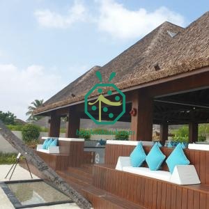 Plastic Cane Thatch Roofing System Will Transform Your Backyard Into a Tropical Getaway