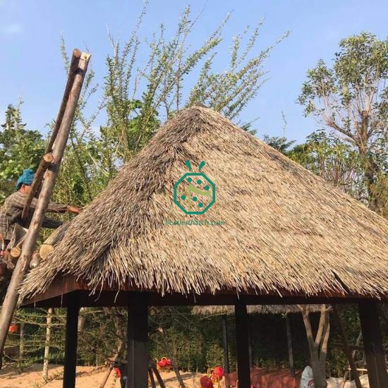 10 Years Warranty Synthetic Anahaw Thatch Roofing for Beach Diving Centers
