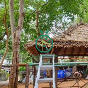 Customizable Synthetic Thatch Roof for Rural Restaurants