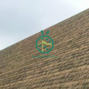 Themed Park Lodges Durable Synthetic Reed Thatch Roofing System