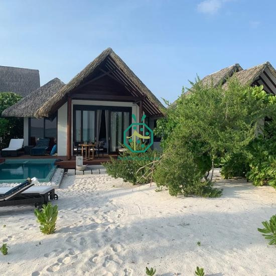Thailand Artificial Palm Thatched Roofs Covering For Resort Hotel