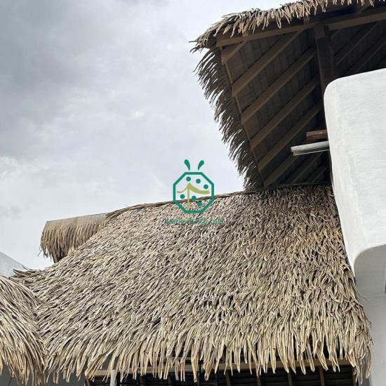 Silver Artificial Thatch for Timber-framed roofs Australia