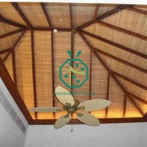 Long Lifespan Artificial Bamboo Woven Ceiling Panels for Home and Office Decoration in UK