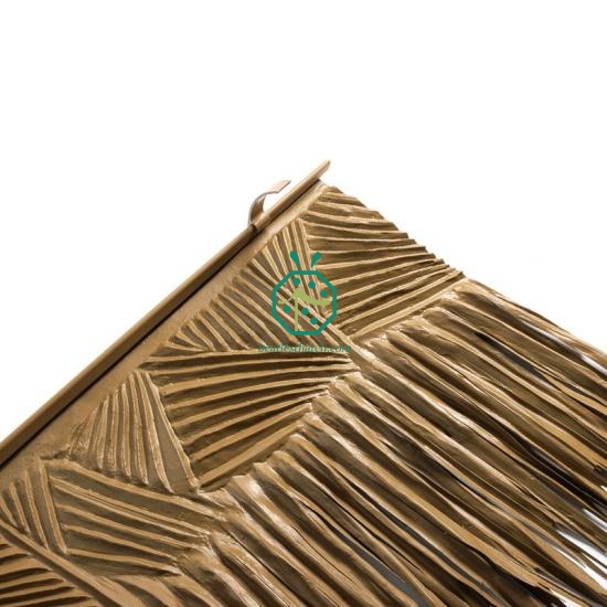 Brown Palm Thatch Roof