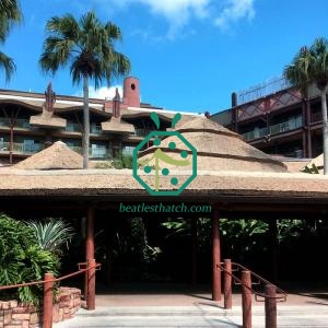 Making Gazebo Roof with Artificial Reed Thatch Materials