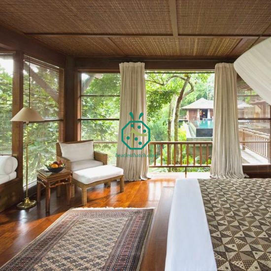 bamboo woven villa ceiling material