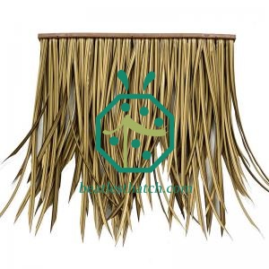 Fireproof Artificial PE Leaf Thatch Roofing