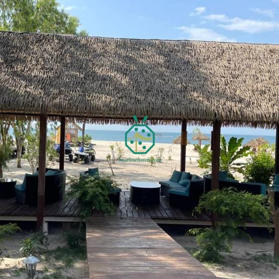 Fireproof Palm And Thatched Roof Material
