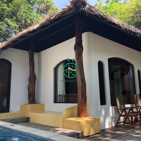 Patio thatch roof repair