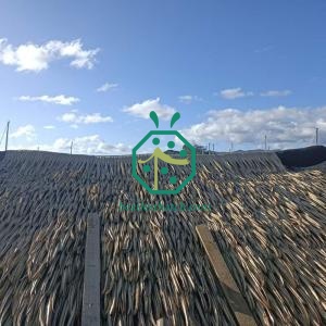 Malaysia Fireproof Artificial Palm Tree Thatched Roof Designs