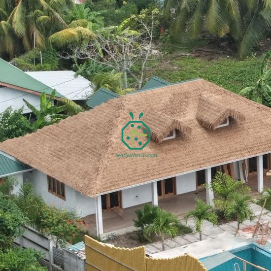 Compound Antioxidant Additives PVC Prefab House Thatch Roof Tiles Seychelles