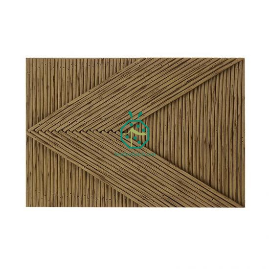 Bungalow Plastic Reed Weave Ceiling Panel
