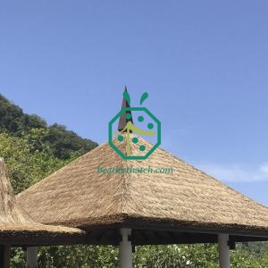 Fire-Resistant Straw Roof Covering for Commercial Buildings